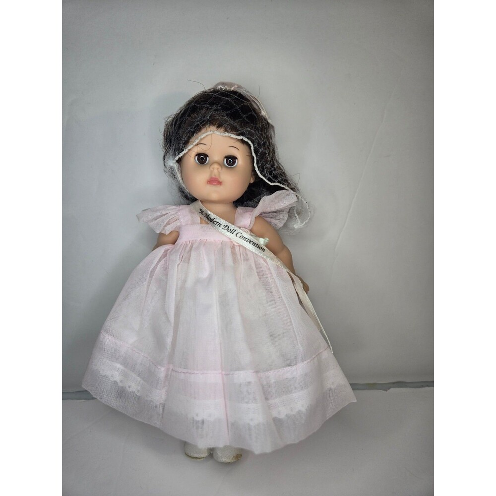 Ginny Doll Vogue Dolls Sunday Best Brunette Hairnet Sleep Eyes